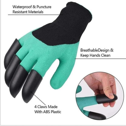 Gardening Gloves With Claws - Waterproof & Tear Resistant