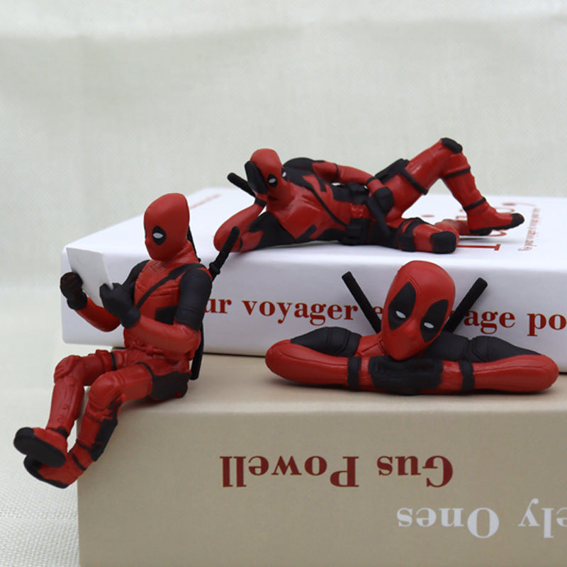 Deadpool Car Decor Figurines - 3 pc Combo Set | 🔥FLAT 50% SAVING🔥